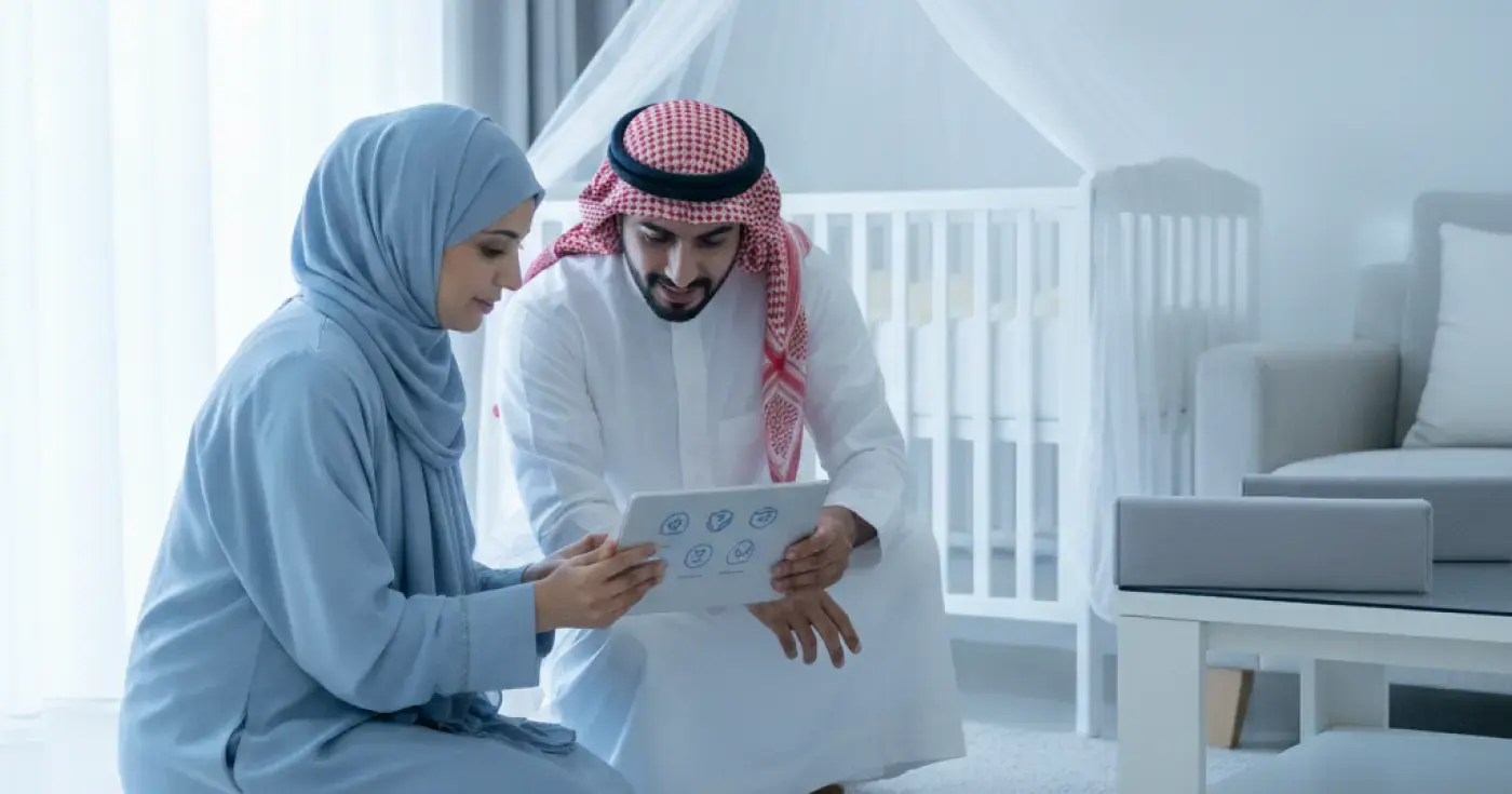 سلامة المنزل للمولود الجديد: دليل شامل للوالدين الجدد في المملكة العربية السعودية