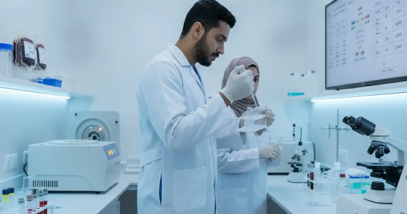 اختبار التوافق قبل نقل الدم (Crossmatch): كيف يضمن سلامة المرضى؟