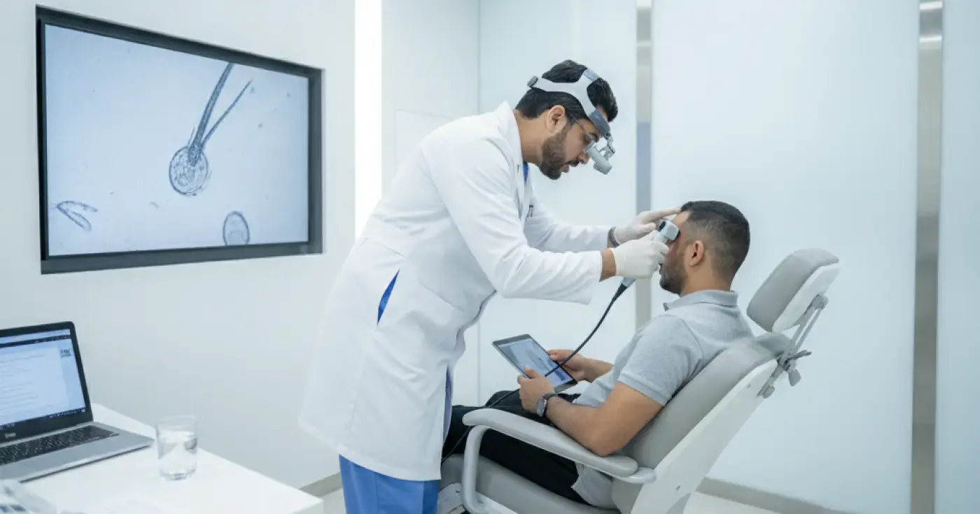 دليل استشارة زراعة الشعر: كيف يتم تحديد عدد البصيلات؟