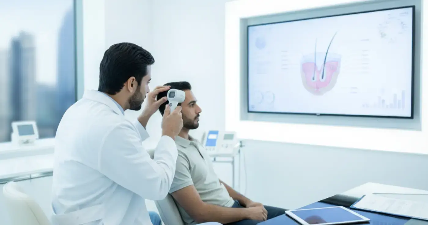أهمية الاستشارة الطبية قبل زراعة الشعر: خطوتك الأولى لنجاح العملية