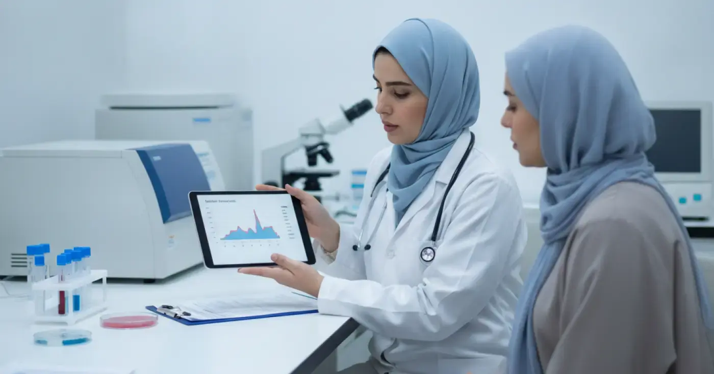 الدورة غير المنتظمة وتأخر الحمل: ما تحاليل الهرمونات التي قد يطلبها الطبيب؟