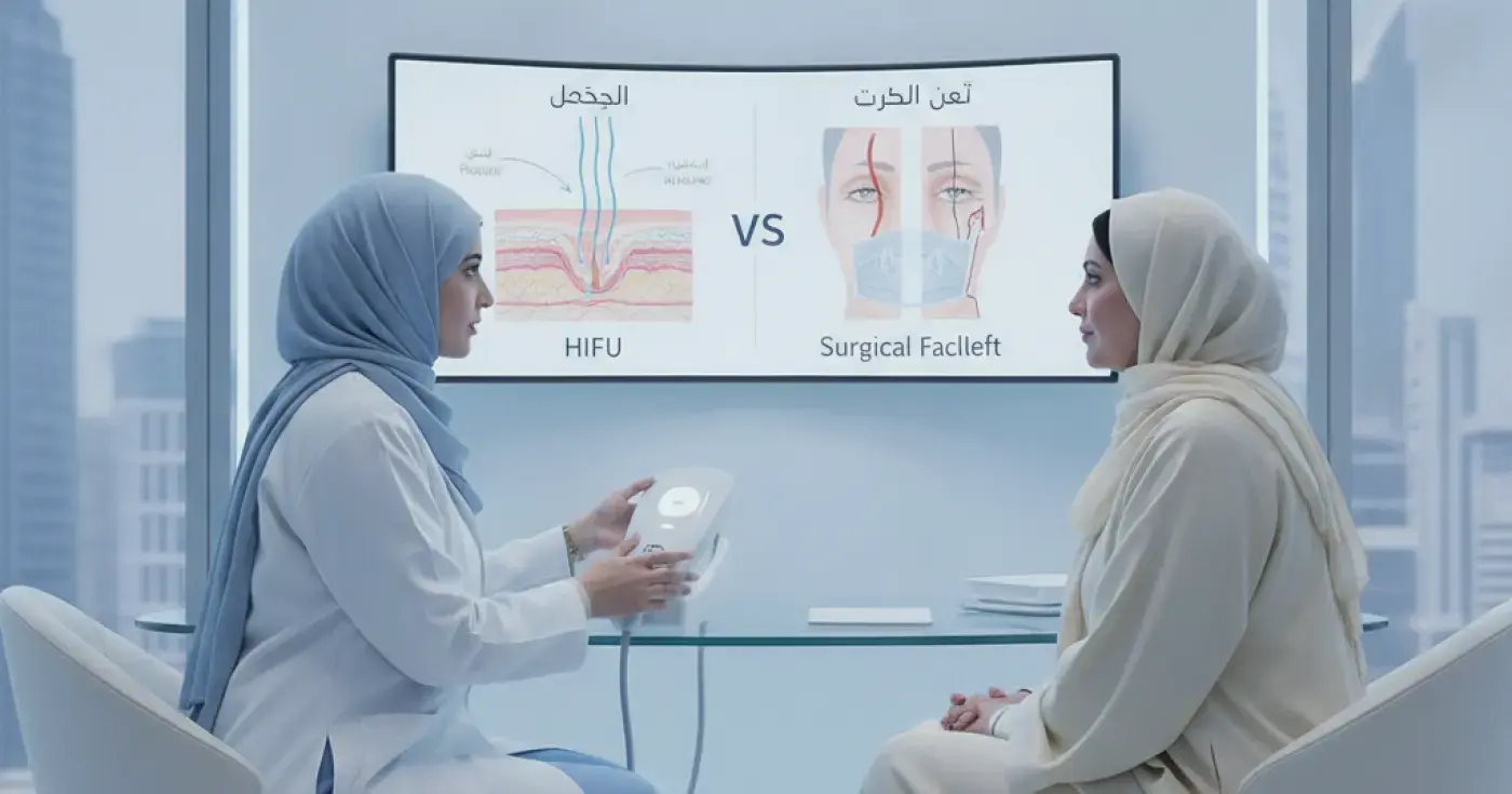 Is Ultrasound Skin Tightening a Replacement for a Surgical Facelift?