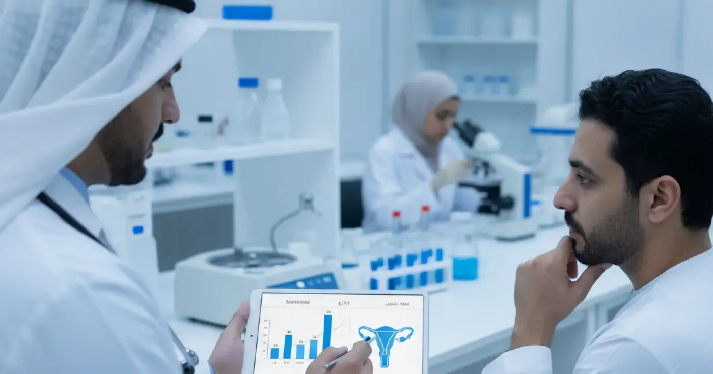 تحاليل هرمونات الخصوبة للرجل: متى تُطلب FSH وLH والتستوستيرون؟