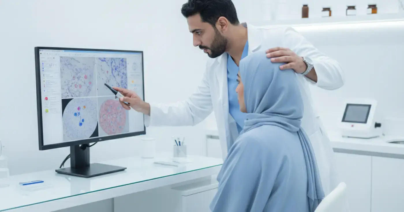 التشخيص المجهري لمشاكل الشعر: كيف يكشف الفحص أسباب التساقط؟