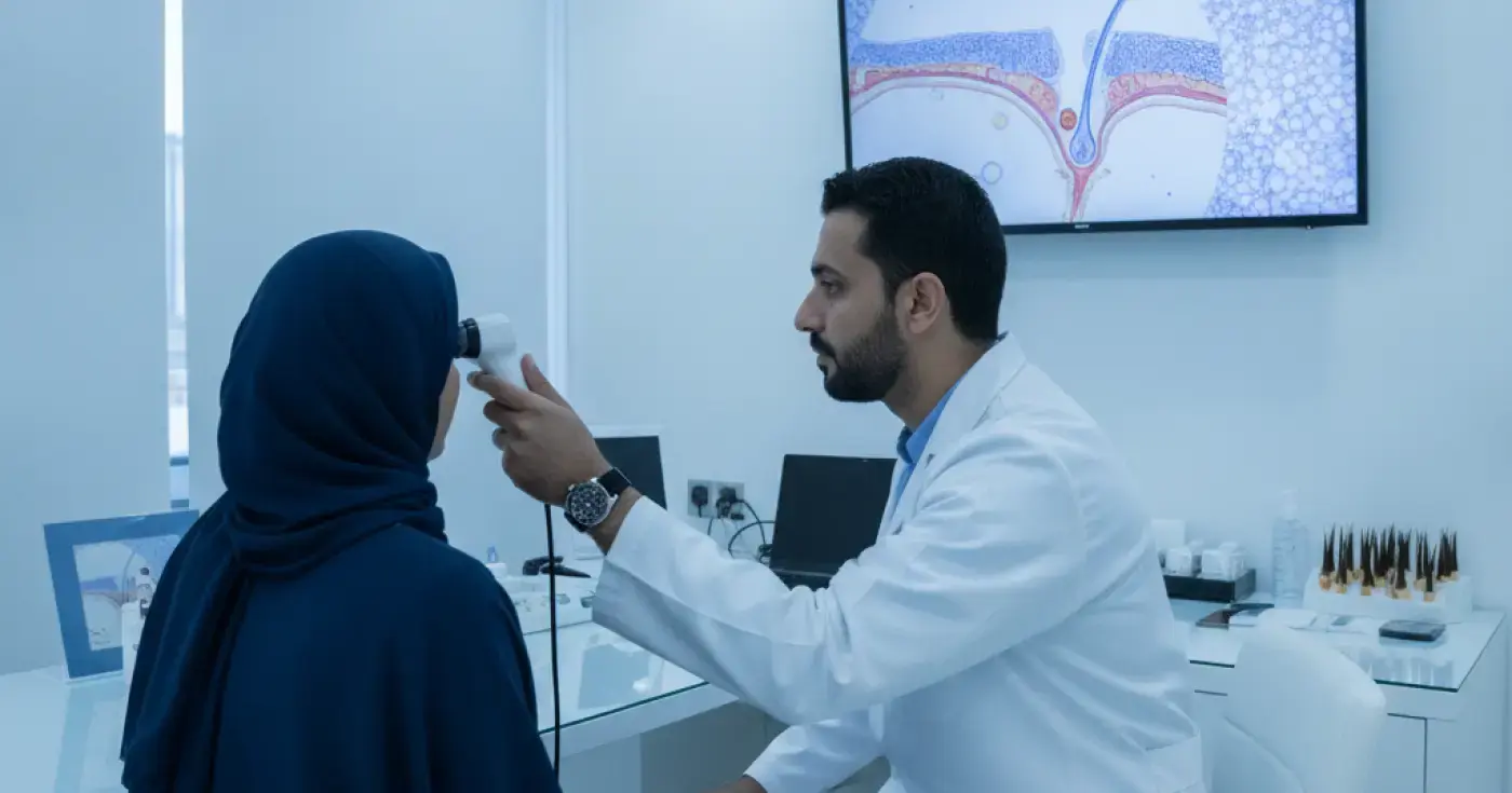تحليل بصيلات الشعر تحت المجهر: ماذا تكشف النتائج؟