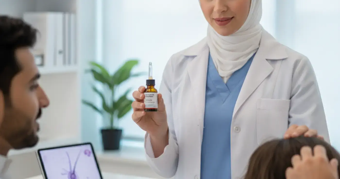 المينوكسيديل لتكثيف الشعر: الفوائد وطريقة الاستخدام الآمنة