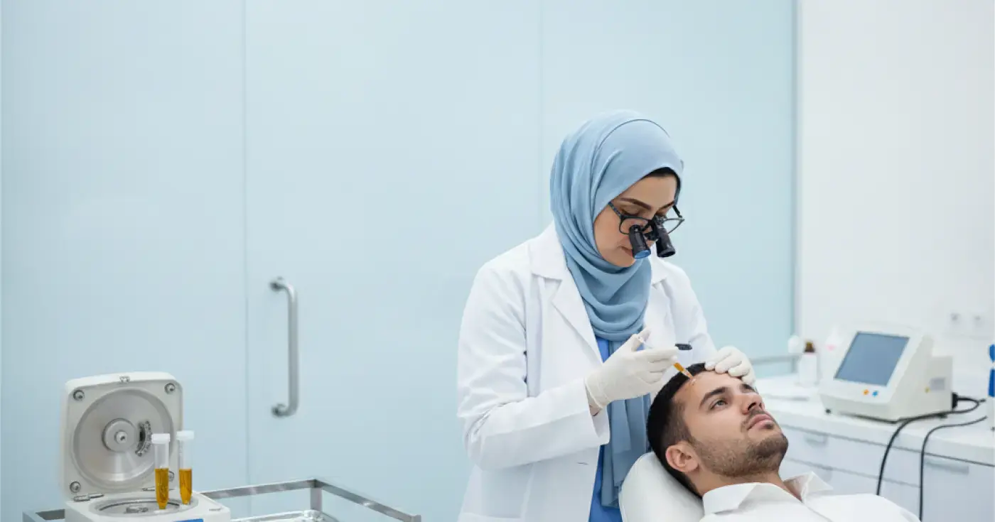 PRP for Hair Loss: How It Works, Steps, and Expected Results