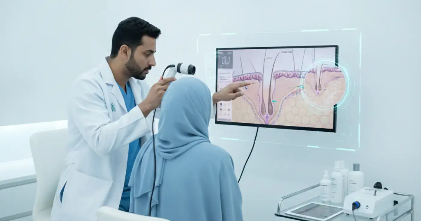 علاج ضعف بصيلات الشعر: طرق علمية لتحسين نمو الشعر وكثافته