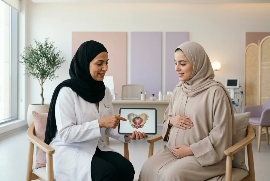 برنامج التوعية بمساج العجان قبل الولادة