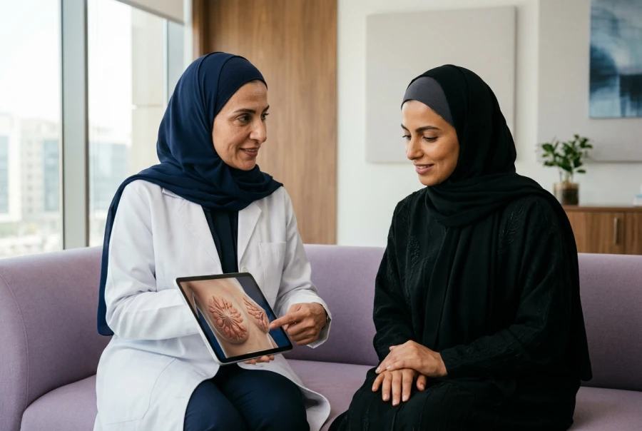 برنامج الوقاية والتدخل المبكر لالتهاب الثدي