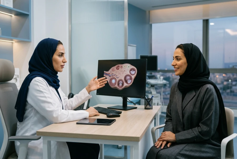 سونار مراقبة التبويض المتسلسل