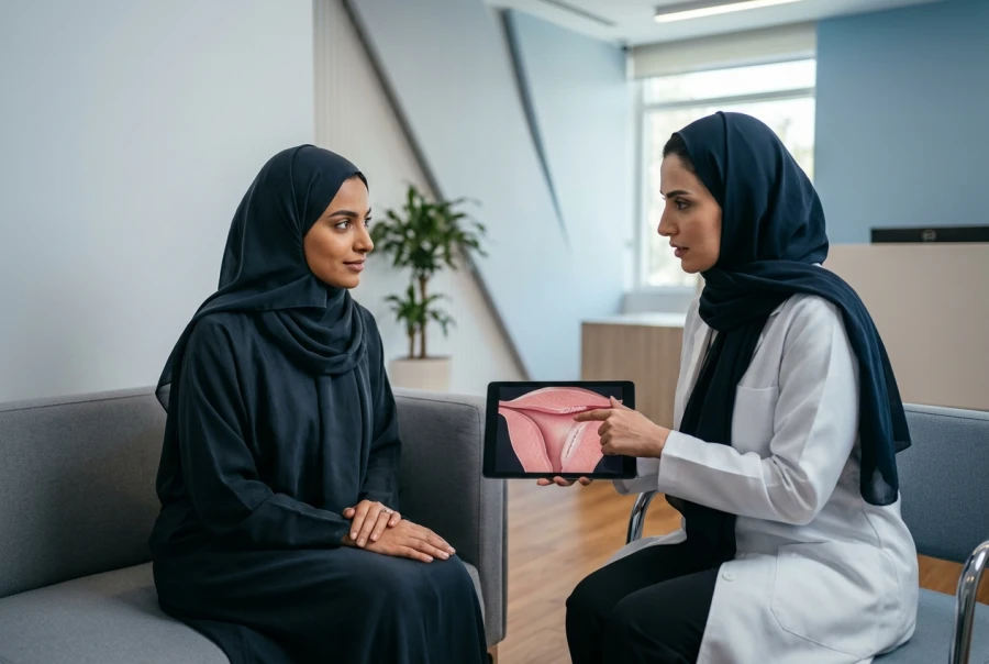 استشارة تقييم فرصة الولادة الطبيعية بعد القيصرية (TOLAC)