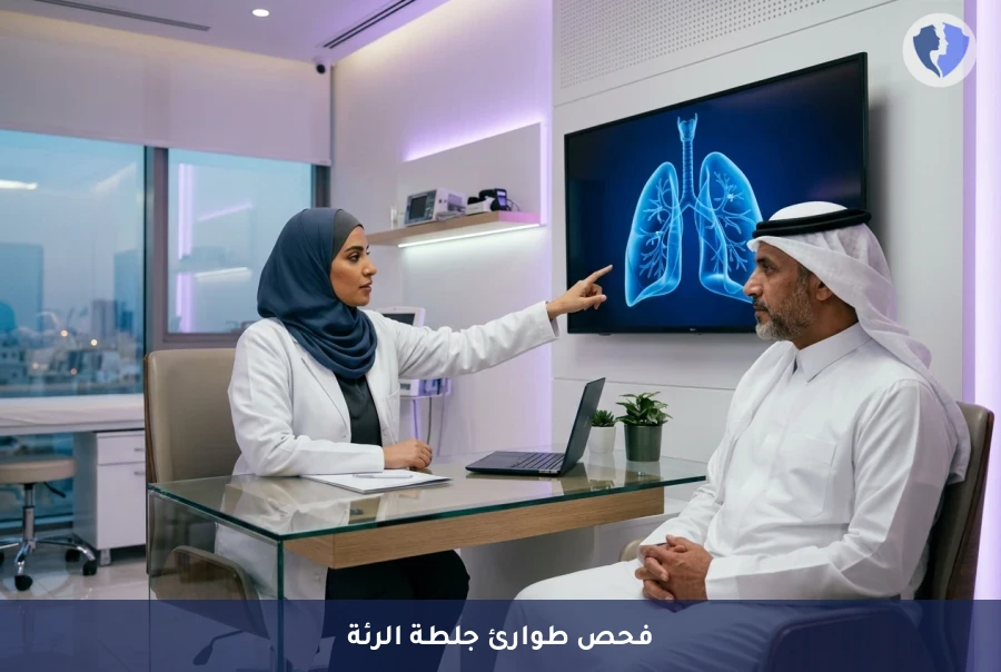 أشعة مقطعية لشرايين الرئة (CTPA) لاستبعاد الجلطة - اطمئن على صحة رئتيك وقلبك
