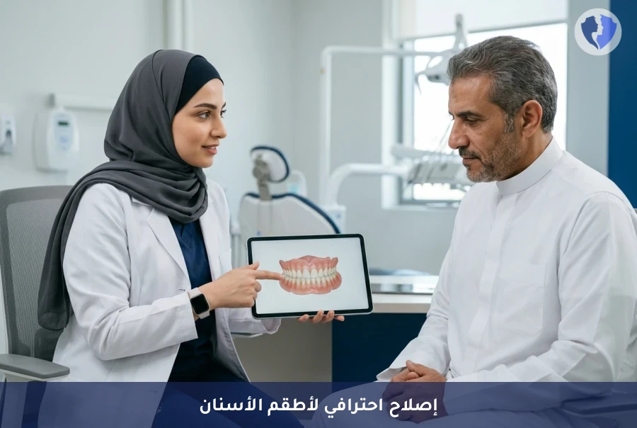 إجراء إصلاح أطقم الأسنان المكسورة - استعد ابتسامتك بإصلاح طقم أسنانك