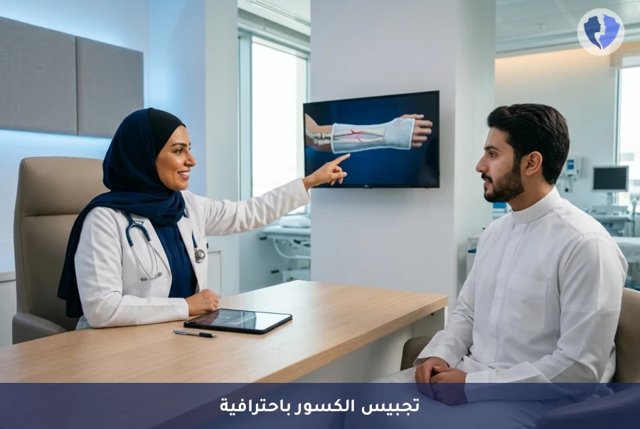 إجراء تجبيس الكسور البسيطة (Plaster/Fiberglass) - تجبيس الكسور بأمان ودقة