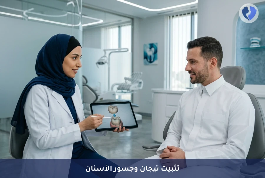 إعادة لصق التيجان والجسور السنية - استعد ثبات وجمال ابتسامتك