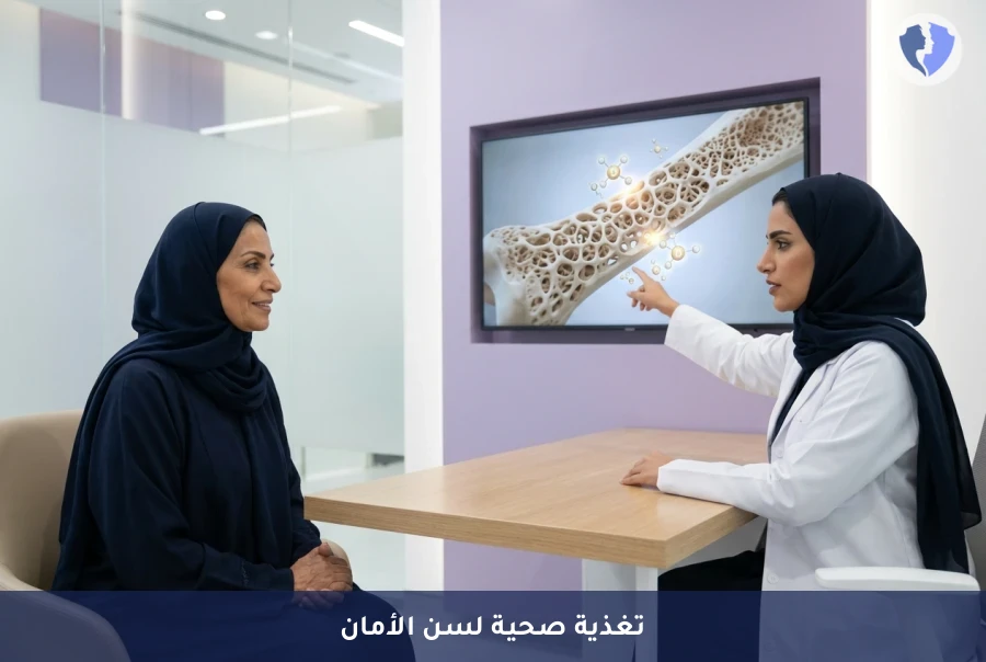 استشارة التغذية العلاجية لمرحلة سن الأمان - صحة وحيوية في سن الأمان
