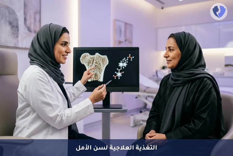 استشارة التغذية العلاجية لمرحلة سن الأمل - تغذية مثالية لمرحلة سن الأمل