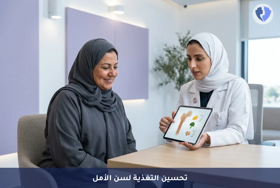 استشارة التغذية العلاجية لمرحلة سن الأمل - تغذية مثالية لمرحلة سن الأمل