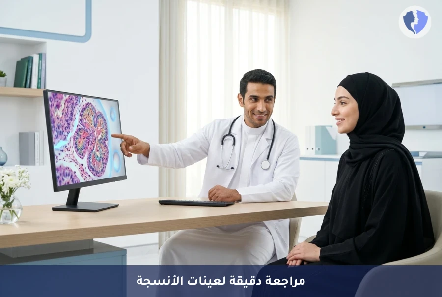 استشارة الرأي الطبي الثاني لعينات الأنسجة (Pathology Review) - تأكد من دقة تشخيصك الطبي