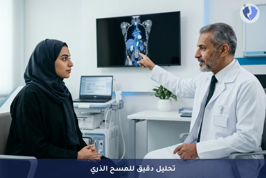 استشارة تفسير نتائج المسح الذري (PET-CT) - افهم نتائج المسح الذري بدقة