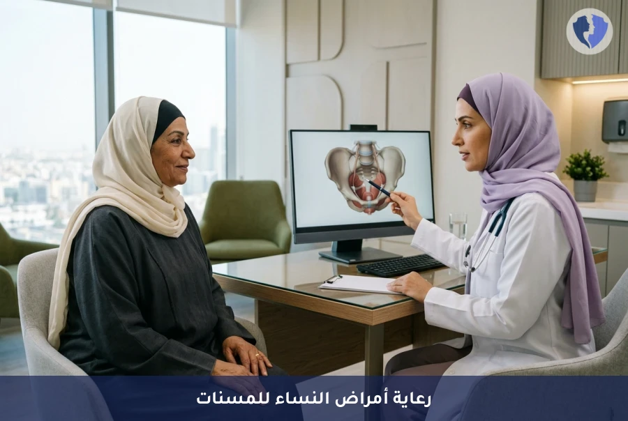 استشارة طب أمراض النساء للمسنات - رعاية نسائية متكاملة لكبار السن