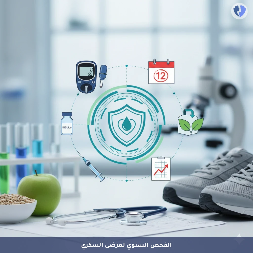 باقة الفحص السنوي لمرضى السكري - الفحص السنوي لمرضى السكري