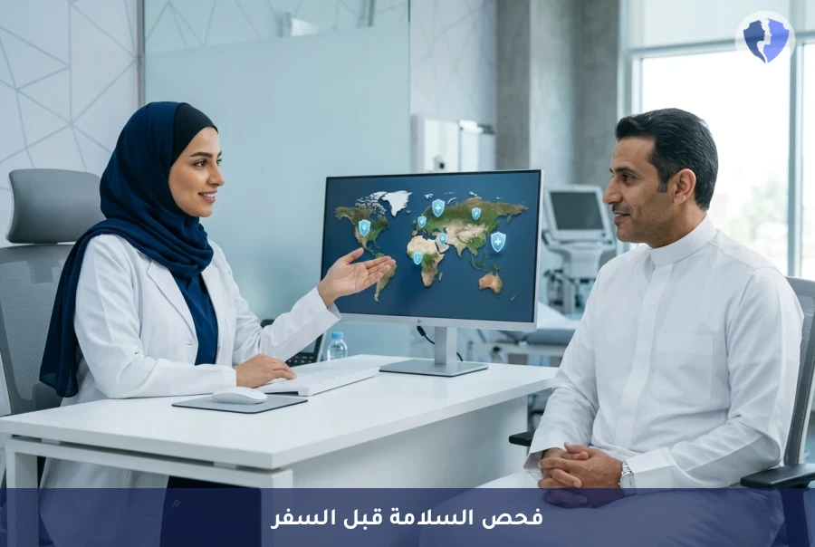باقة الفحص الطبي الشامل قبل السفر الدولي - فحص الجاهزية الصحية للسفر