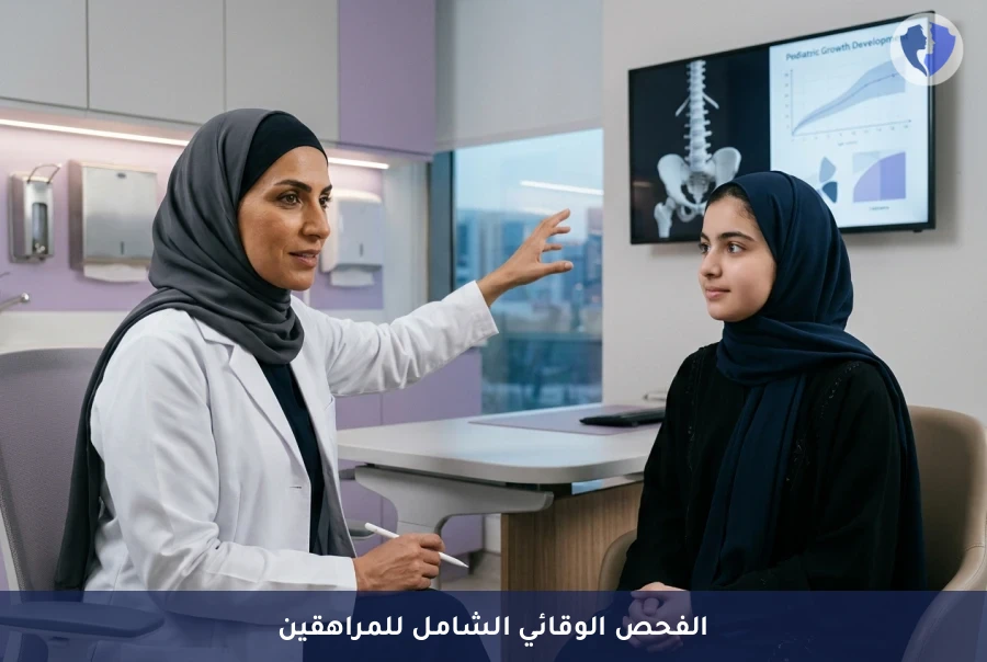 باقة الفحص الوقائي الشامل للمراهقين - اطمئن على صحة ابنك المراهق