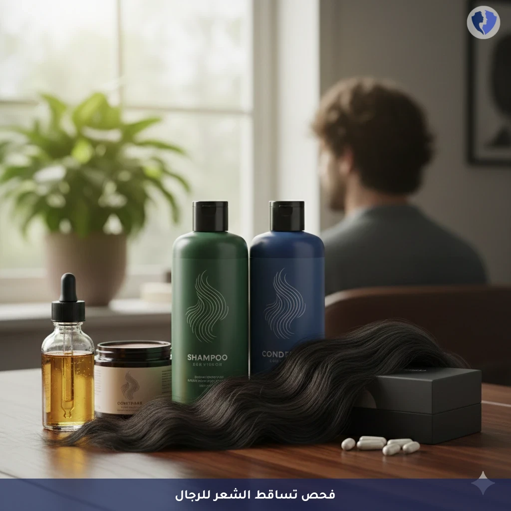 باقة تشخيص تساقط الشعر الأساسية للرجال - فحص تساقط الشعر الأساسي للرجال