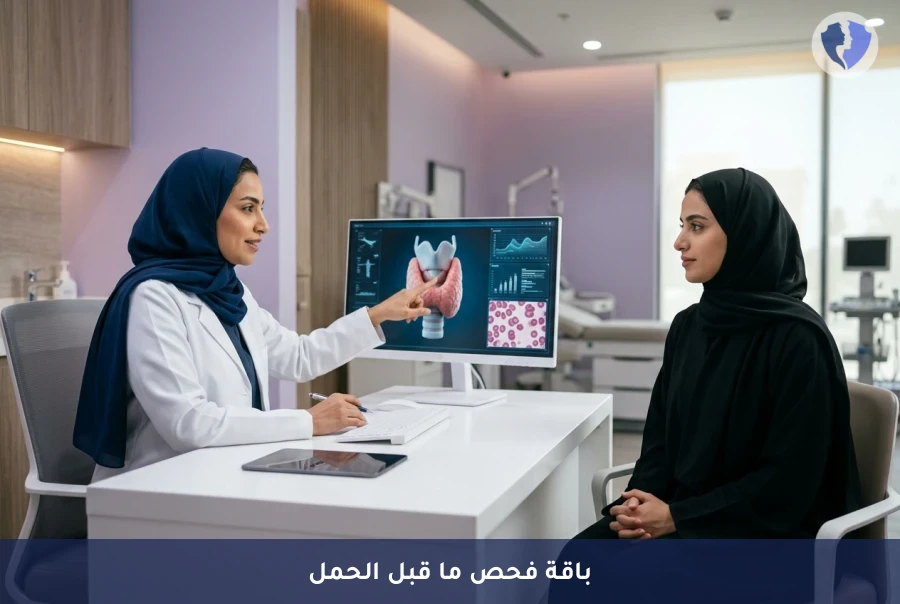 باقة فحص ما قبل الحمل الشاملة (Pre-conception Screening) - باقة الأمومة الآمنة: فحص ما قبل الحمل الشامل