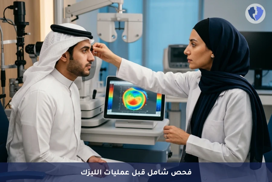 باقة فحص ما قبل عمليات تصحيح النظر (الليزك) - استعد لرؤية واضحة بدون نظارات