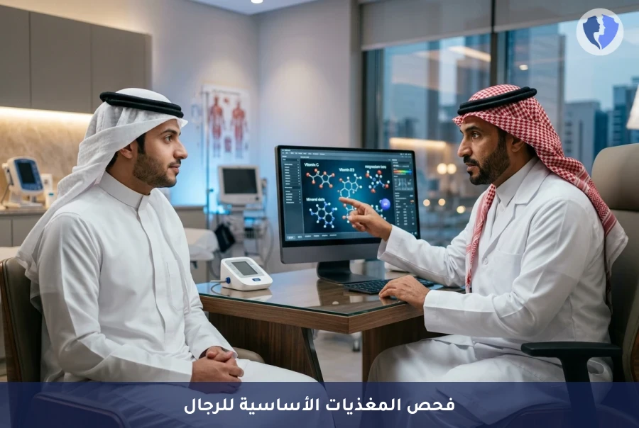 باقة فحص نقص المغذيات الدقيقة للرجال - عزز نشاطك وحيويتك اليوم