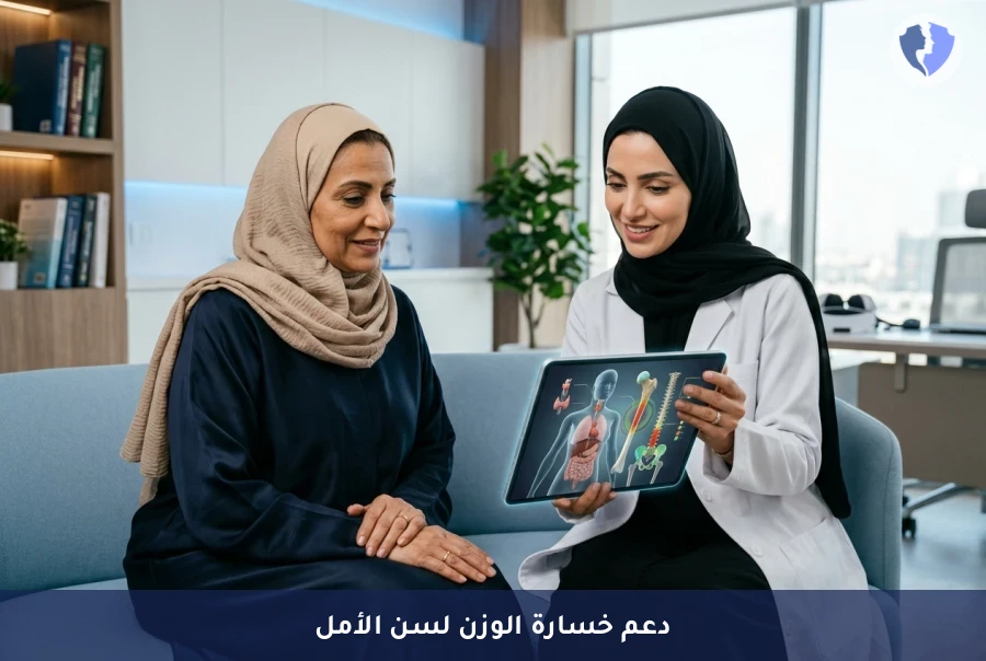 برنامج إدارة الوزن بعد انقطاع الطمث - استعيدي رشاقتك بعد سن اليأس