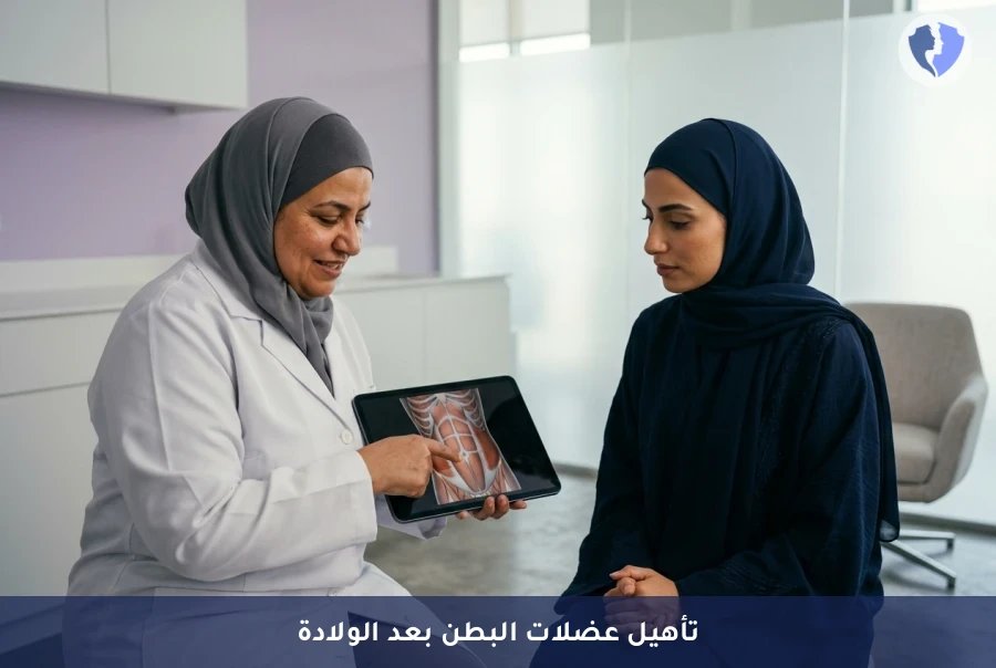 برنامج إعادة تأهيل عضلات البطن بالموجات فوق الصوتية - استعيدي قوة عضلات بطنك بدقة