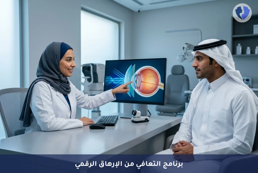 برنامج التعافي من الإرهاق الرقمي وإجهاد العين (CVS) - استعد راحة عينيك وتوازنك الرقمي
