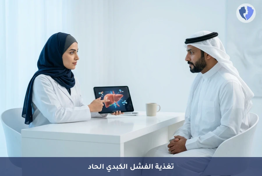 برنامج التغذية العلاجية للفشل الكبدي الحاد - تغذية متخصصة للفشل الكبدي الحاد
