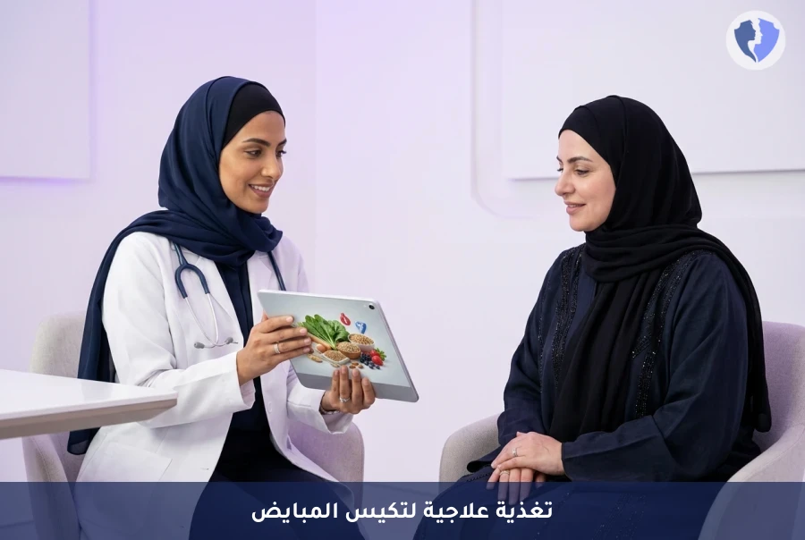 برنامج التغذية العلاجية لمتلازمة تكيس المبايض (PCOS) - تغلبي على تكيس المبايض بالتغذية