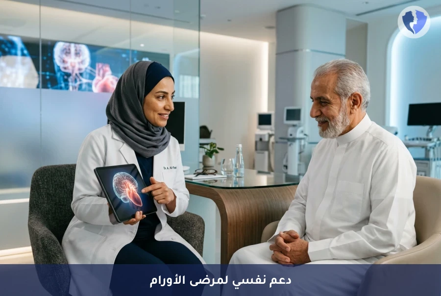 برنامج الدعم النفسي التخصصي لمرضى الأورام - دعم نفسي متكامل لمرضى الأورام