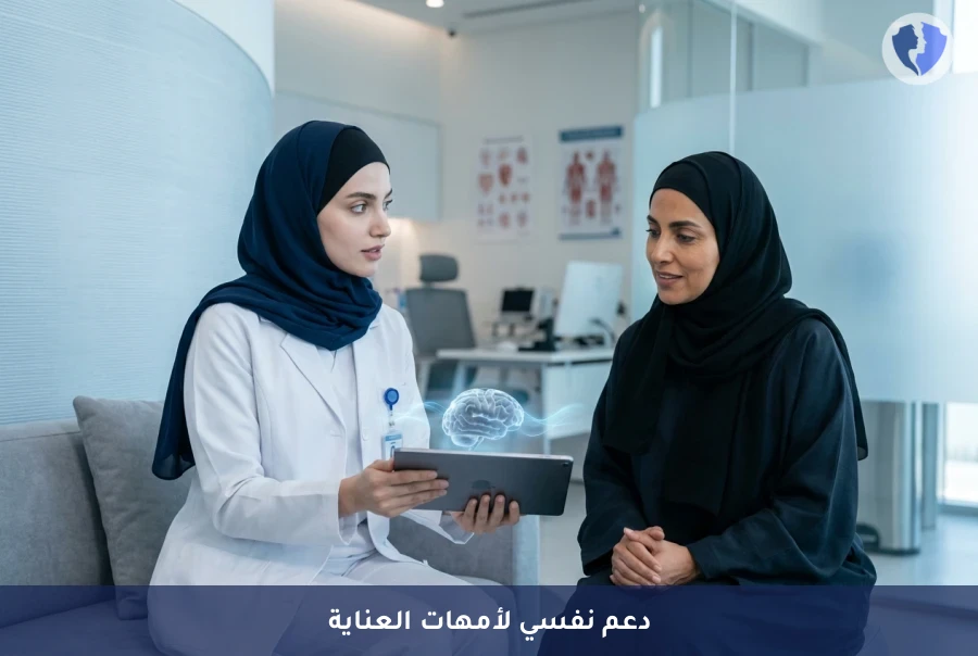 برنامج الدعم النفسي لأمهات أطفال العناية المركزة (NICU) - دعم نفسي متكامل لأمهات العناية