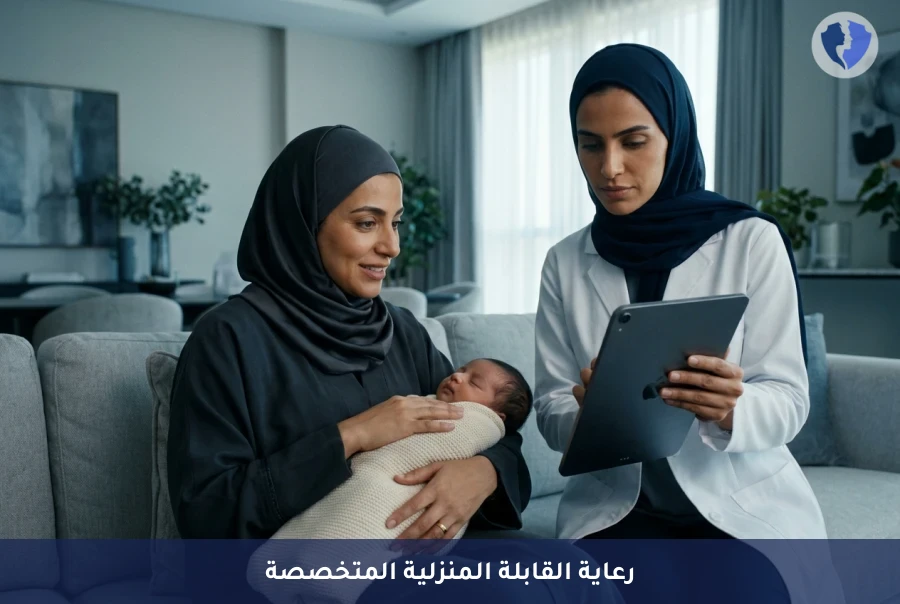 برنامج الرعاية المنزلية للقابلة بعد الولادة - باقة رعاية الأم والمولود بالمنزل