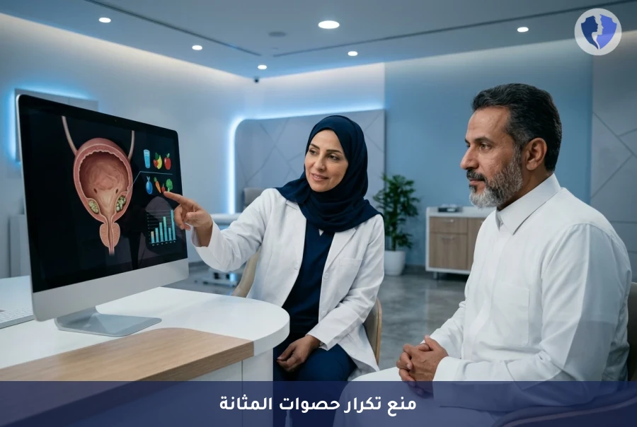 برنامج الوقاية من حصوات المثانة المتكررة - وداعاً لآلام حصوات المثانة المتكررة