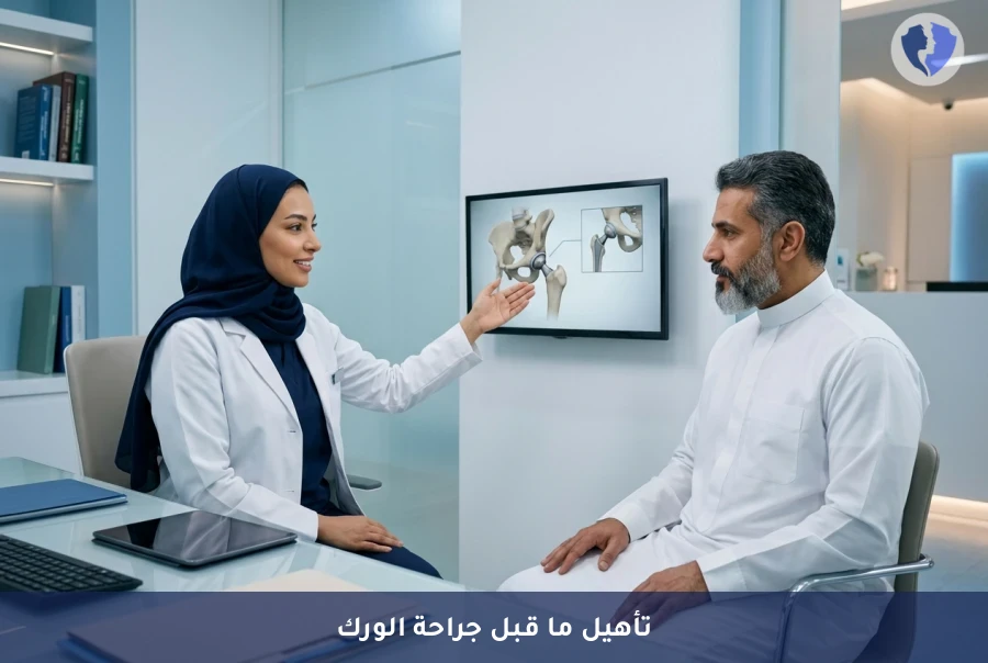 برنامج تأهيل ما قبل عملية استبدال الورك (THR) - استعد لعملية استبدال الورك بنجاح