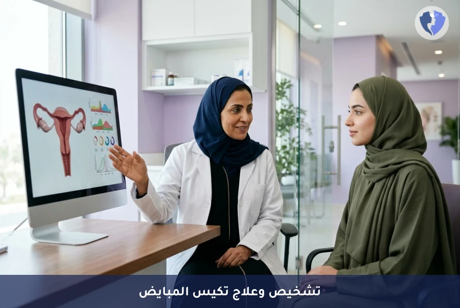 برنامج تشخيص وإدارة متلازمة تكيس المبايض (PCOS) - احصلي على رعاية متكاملة لتكيس المبايض