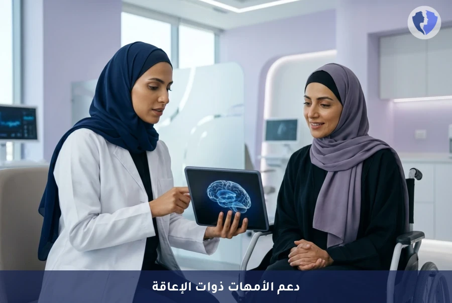 برنامج دعم الصحة النفسية للأمهات ذوات الإعاقة الجسدية - دعم نفسي للأمهات ذوات الإعاقة