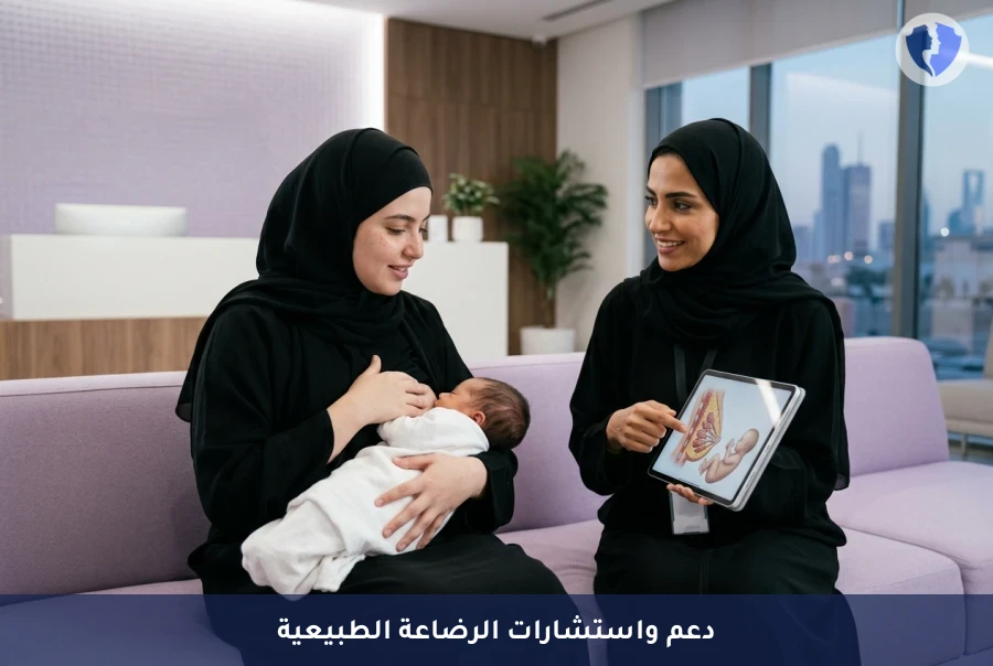برنامج دعم واستشارات الرضاعة الطبيعية - دعم شامل لرحلة رضاعة آمنة