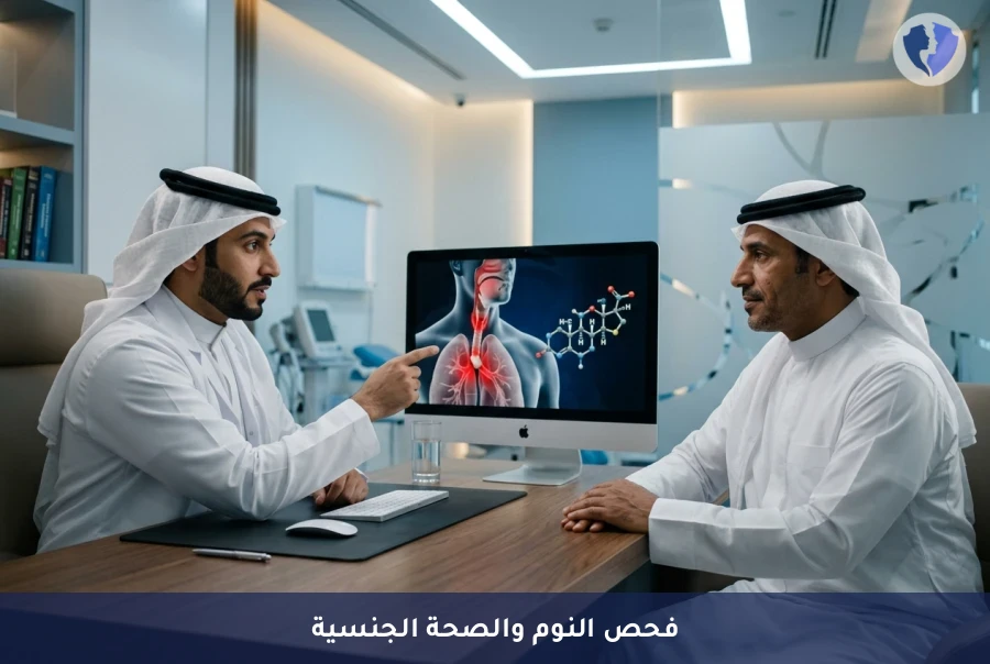 برنامج فحص انقطاع التنفس والضعف الجنسي (OSA & ED) - استعد نشاطك وصحتك الجنسية