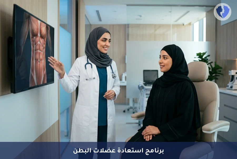 برنامج فحص وعلاج انفصال العضلات البطنية - استعيدي قوة عضلات بطنك