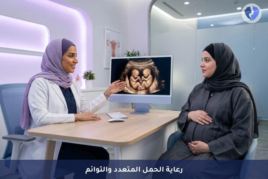 برنامج متابعة الحمل المتعدد (التوائم) - رعاية مثالية لحمل التوائم