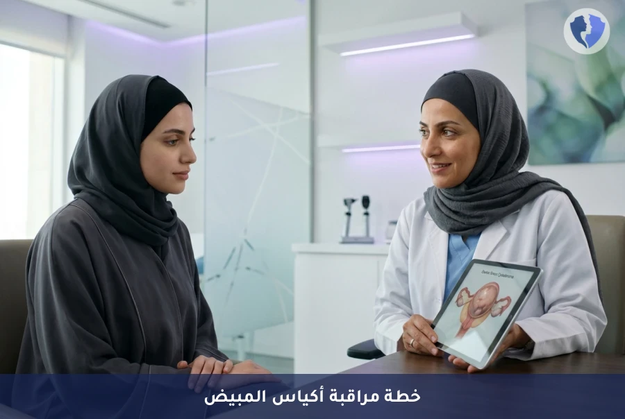 برنامج مراقبة ورم المبيض الغدي المصل الحميد (Ovarian Serous Cystadenoma) - مراقبة أكياس المبيض بأمان